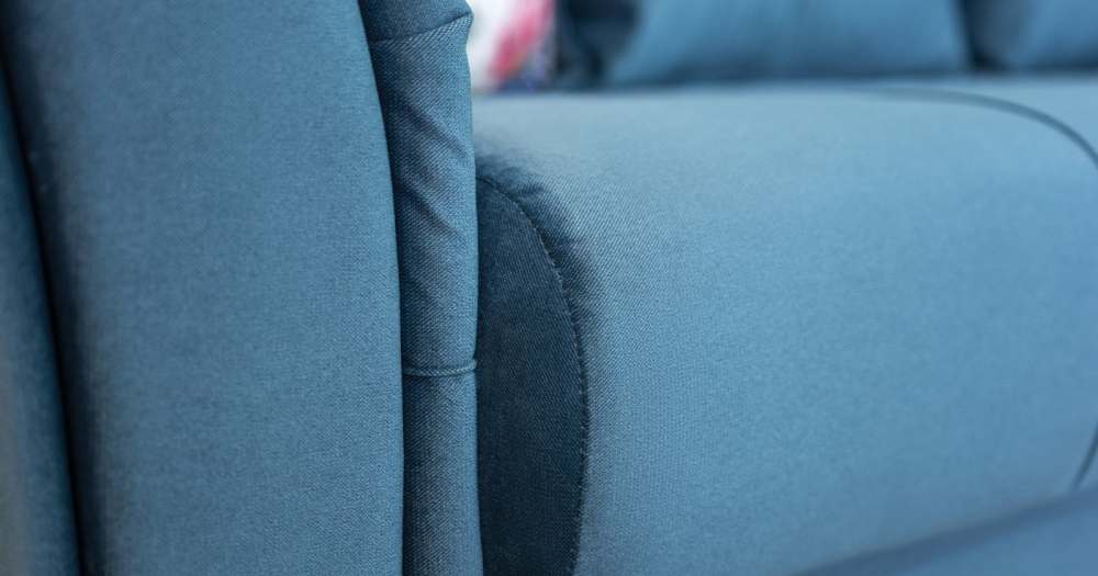 Диван 964 Лекко океан полуночно-синий, спальное место 195x131 см