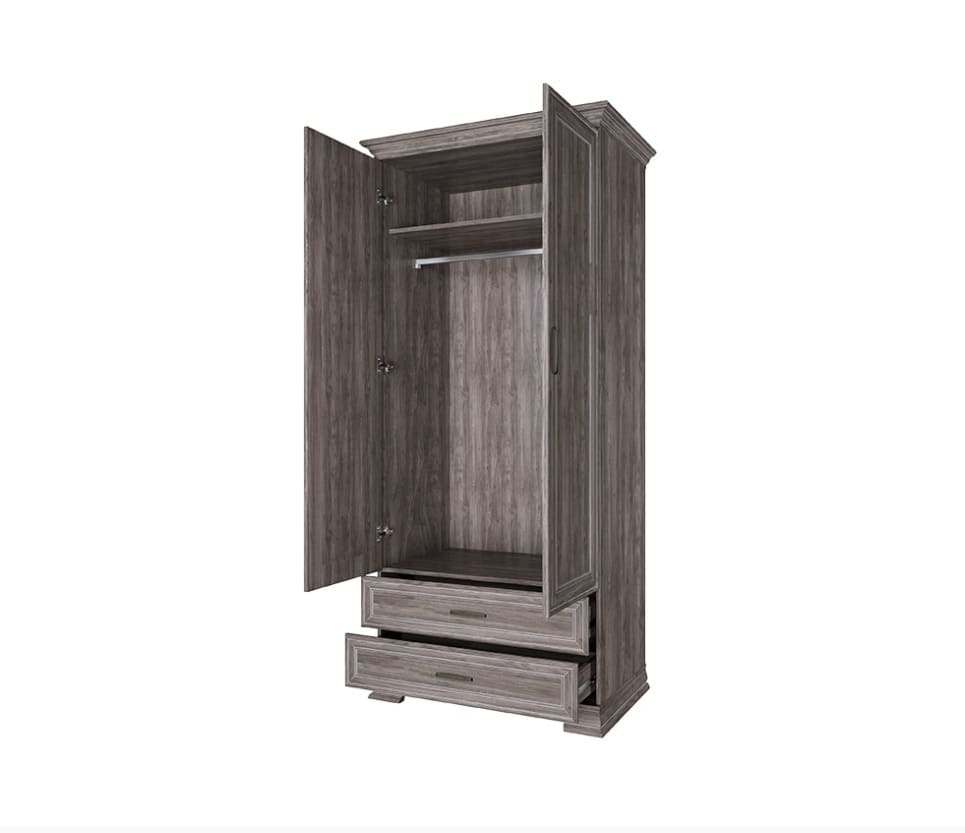 Шкаф двухстворчатый 2DG2S внутреннее наполнение