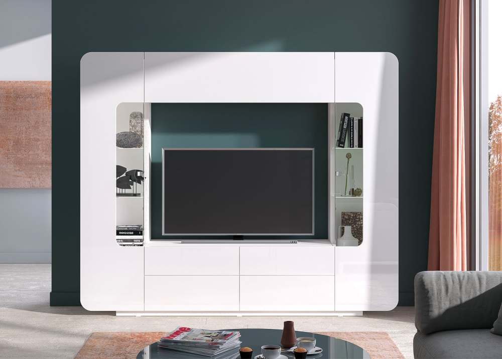 Стенка для гостиной «Румба 2» общий вид