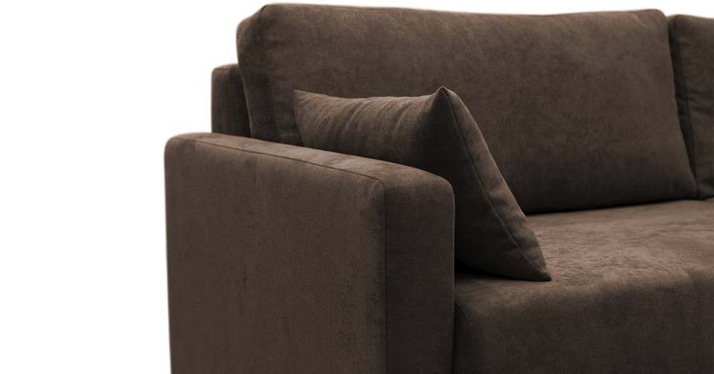 Диван-кровать «Дилан» ТД 271 Лаунж 10 коричневый