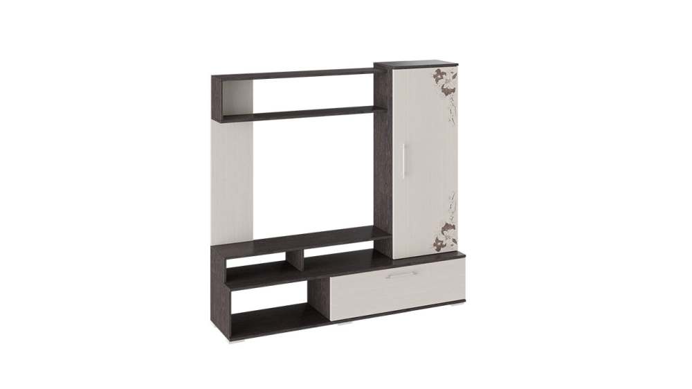 Стенка «Сиена» (Венге Цаво/Дуб Белфорт с рисунком)