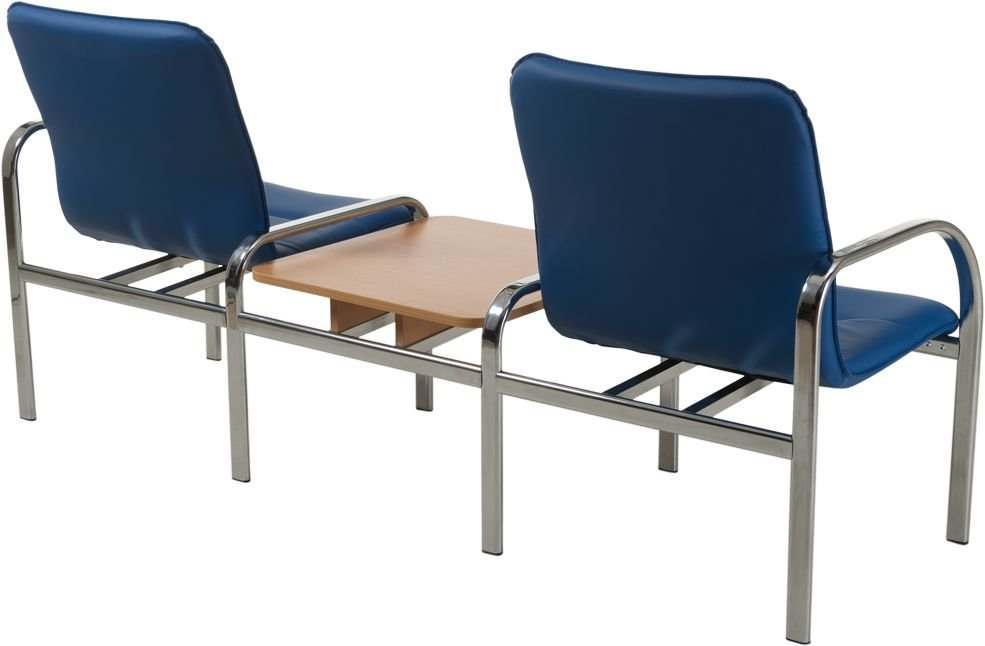 Секция для посетителей 2х (зала ожидания) «Палермо» со столиком