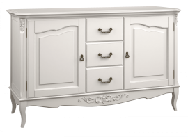 Комод 3 ящика «B402» Слоновая кость