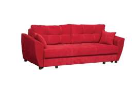 Диван-кровать «Фортуна» Велюр текстура красный