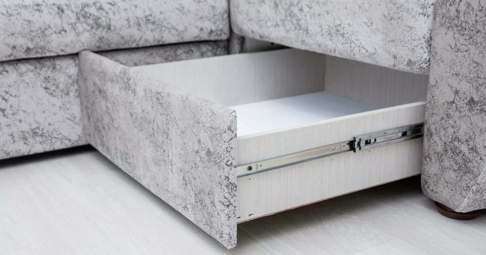 Диван угловой «Фламенко» Калахари безе серо-бежевый