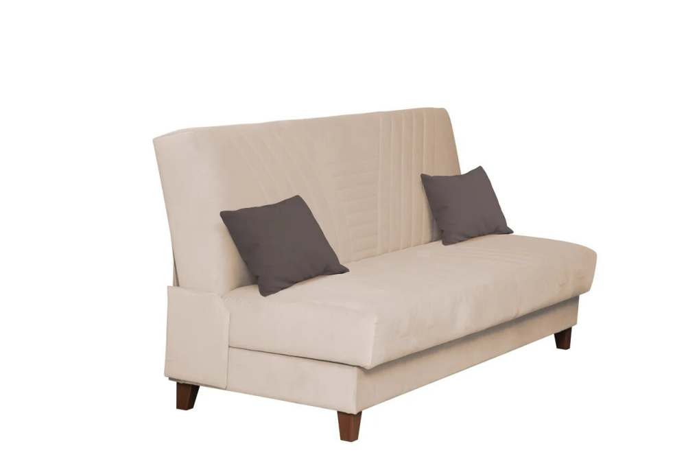 Диван-кровать «Бэлла» Микровелюр кофе с молоком/велюр нео мускат