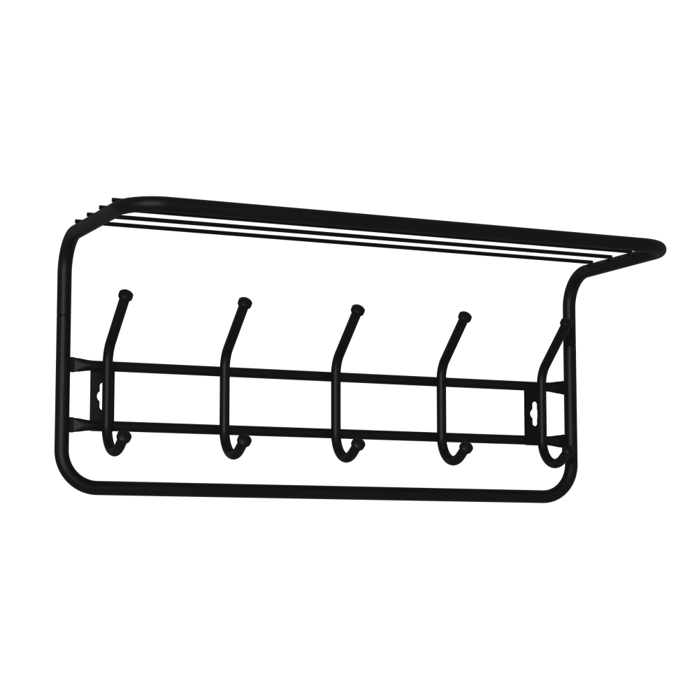 Вешалка с полкой 60 Черный
