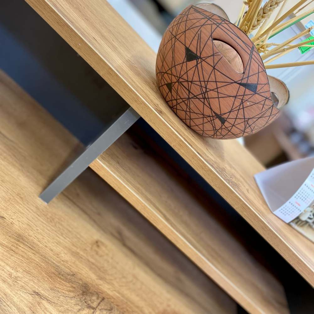 Стол модульный «Loft» Графит/Дуб Вотан