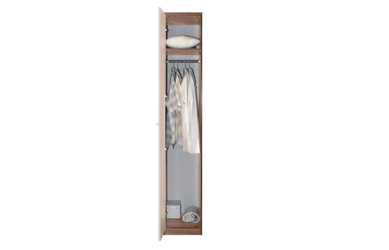 Каркас шкафа-пенала «Олмеко» 06.25-01 Ясень шимо темный