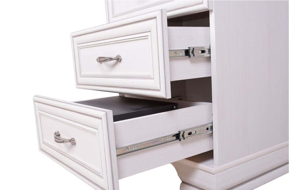 Комод «Тиффани» 5S/50 Вудлайн кремовый, высота 109 см