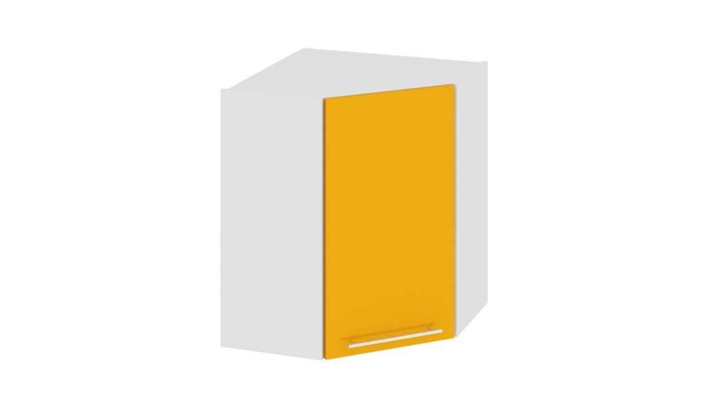 Шкаф навесной угловой 45 градусов «Ассорти» ВУ45_72-(40)_1ДР Лимон