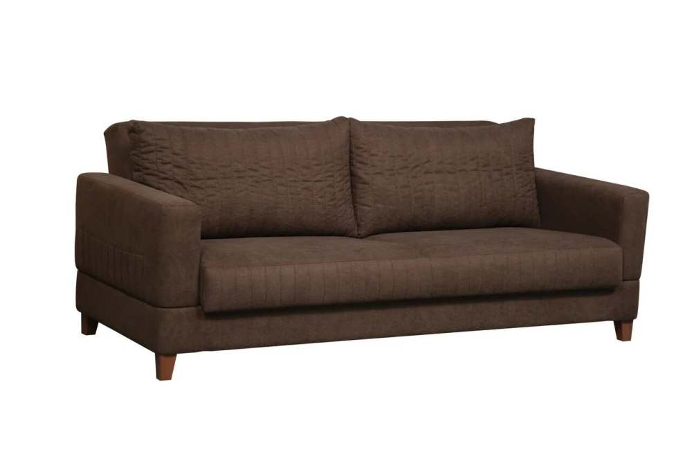 Диван «Магнат» Велюр кенди шоколад, спальное место 192х133 см