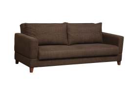 Диван «Магнат» Велюр кенди шоколад, спальное место 192х133 см