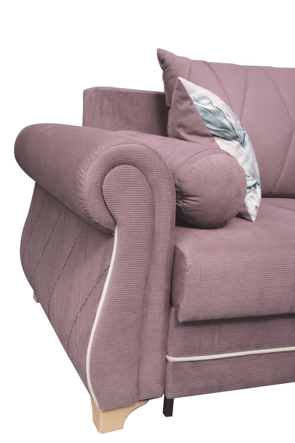 Велюр текстура лиловый/Микровелюр италия/Микровельвет кремовый