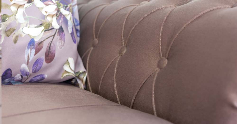 Диван 961 Лекко ява серо-розовый, спальное место 195x131 см