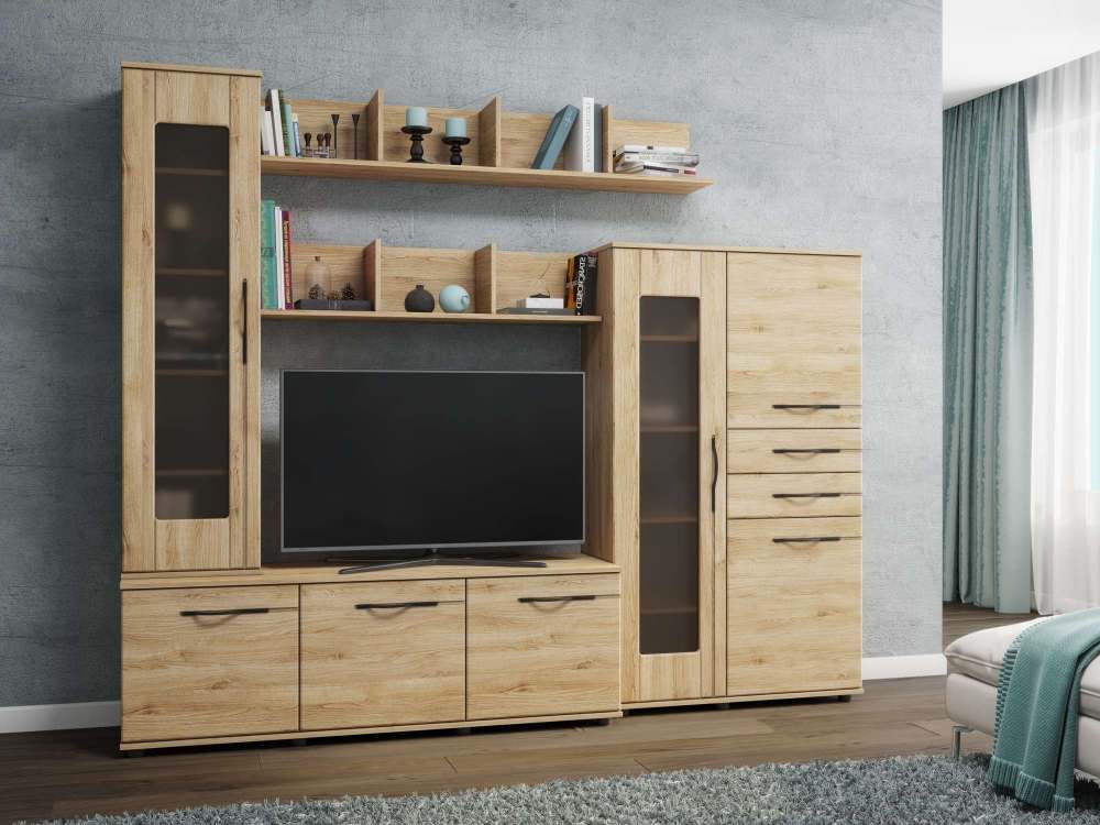 Гостиная «Мари» Дуб роше/дуб классик синхро