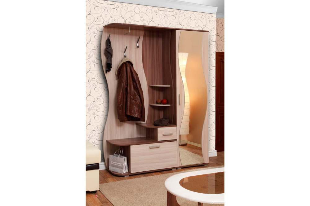 Модульная прихожая «Визит» Ясень шимо