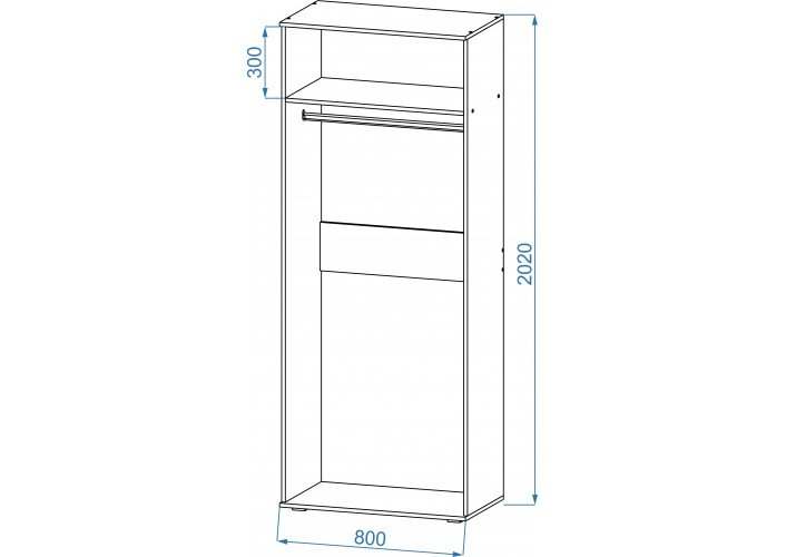 Схема шкаф для одежды