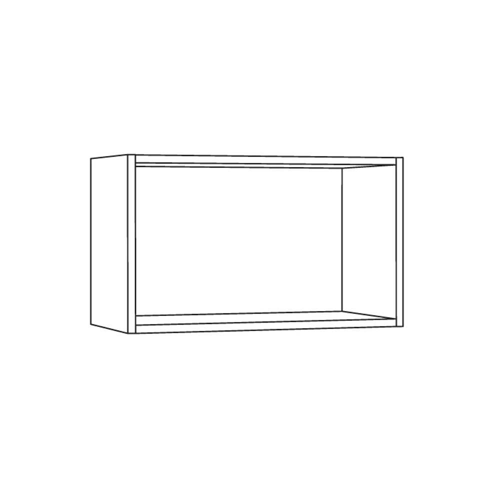 Шкаф навесной 600 гориз. «Маргарита» имбирь