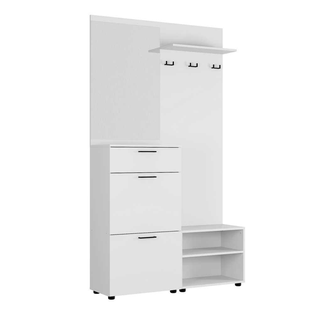 Мини-прихожая «Монтана» Белый/Белый гладкий