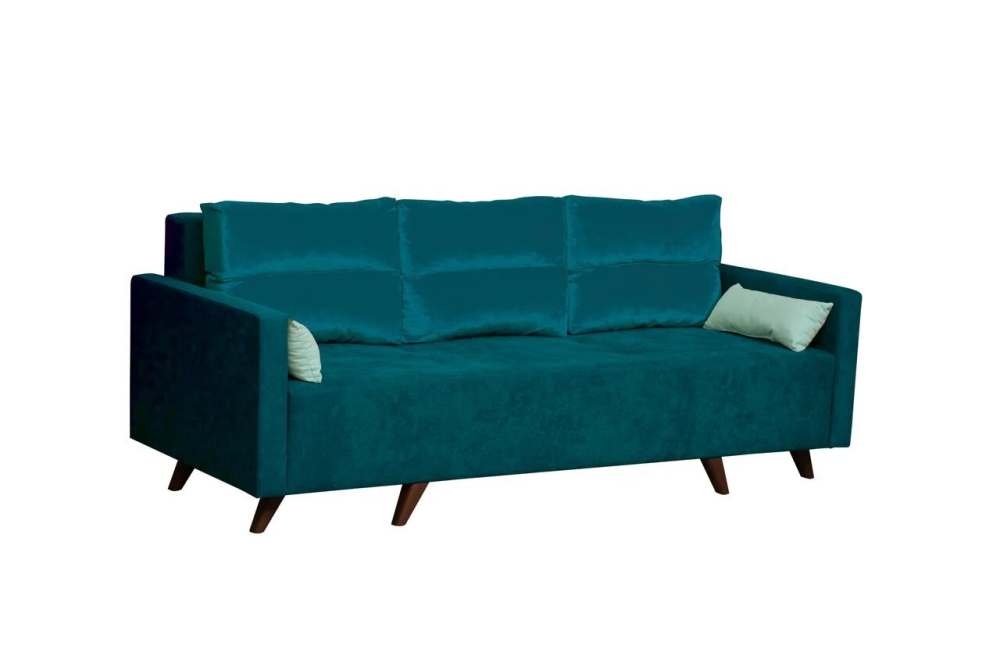 Диван-кровать «Каро» Ягуар океан/думки ягуар минт