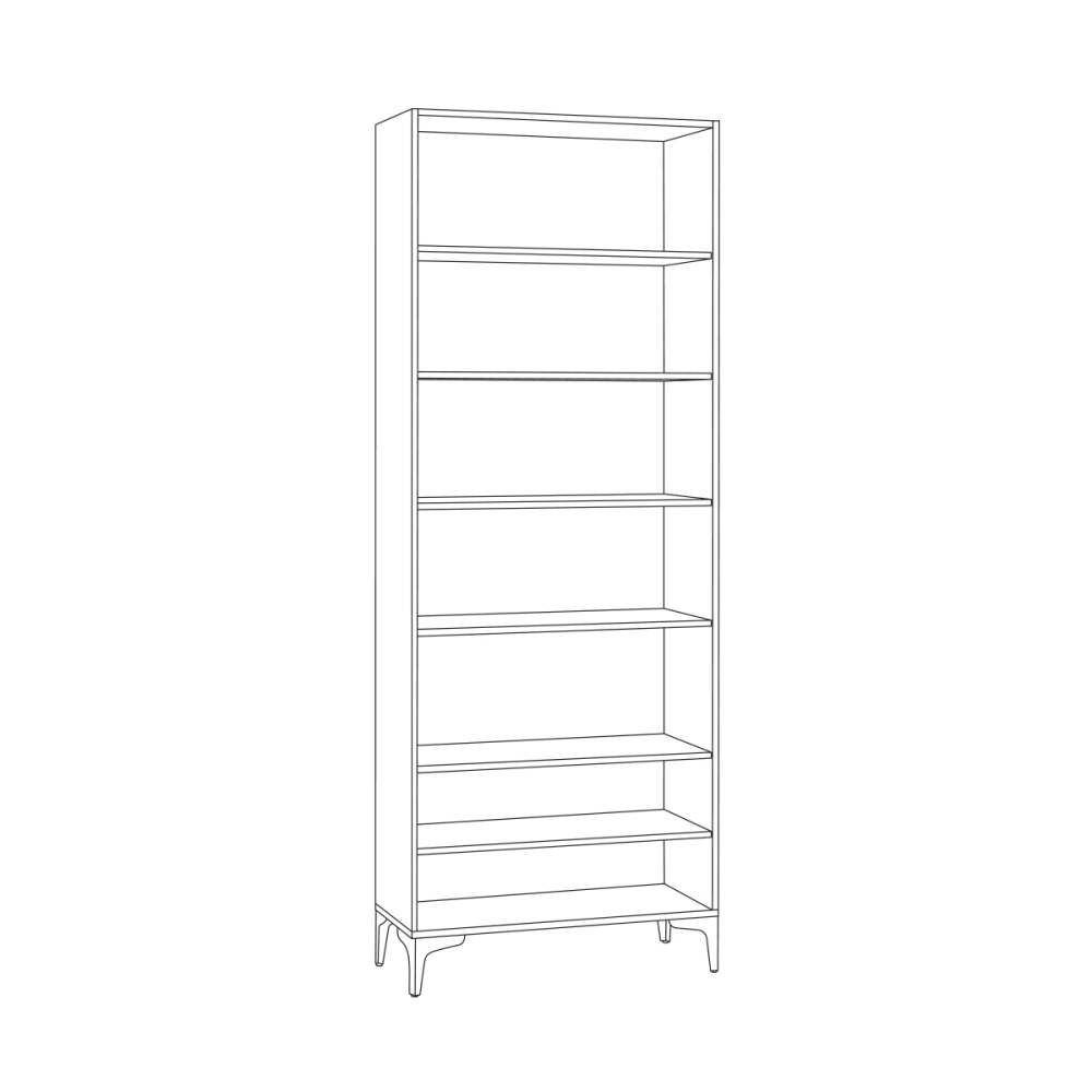 Шкаф 13.217 «Валенсия» Белый внутреннее наполнение