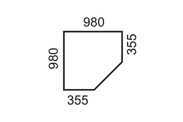 Шкаф угловой «Оливия»  2D