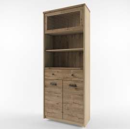 Шкаф с витриной «Дизель» 1V2D1S2N/D1