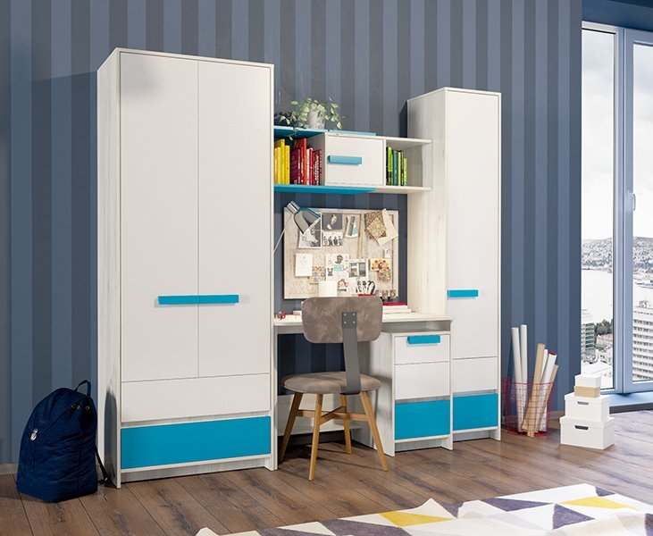 Стол письменный правый «Бриз» 17 Дуб эльза