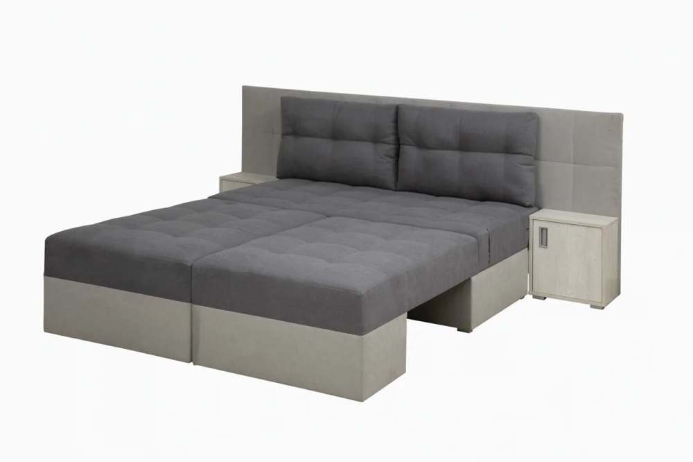 Диван «Даллас» обивка велюр прага дым/велюр прага туман/