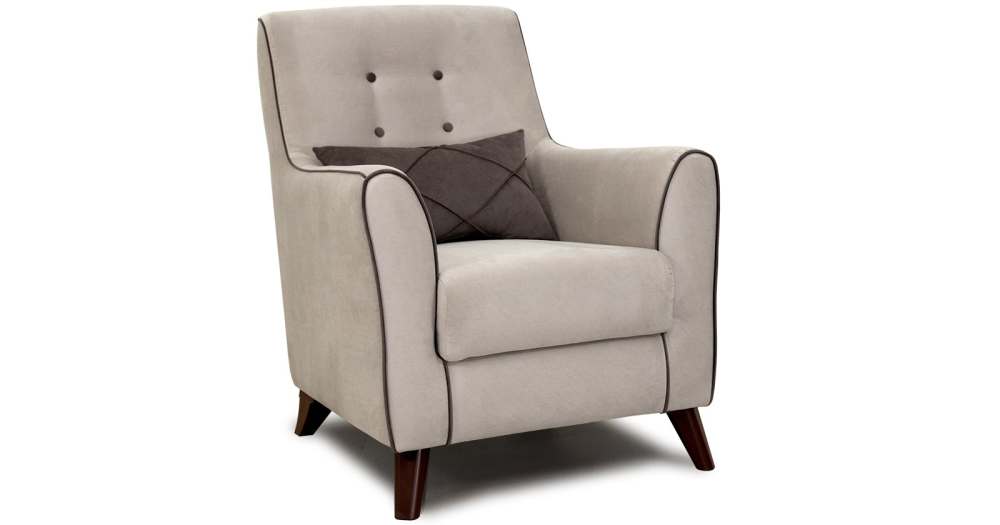 Кресло «Френсис» крем серо-бежевый