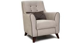 Кресло «Френсис» крем серо-бежевый