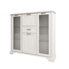 Шкаф-витрина «Монако» 2V2D1S, глубина 38 см