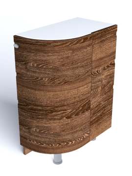 Кухонный шкаф напольный «Астана» СР-32 радиусный