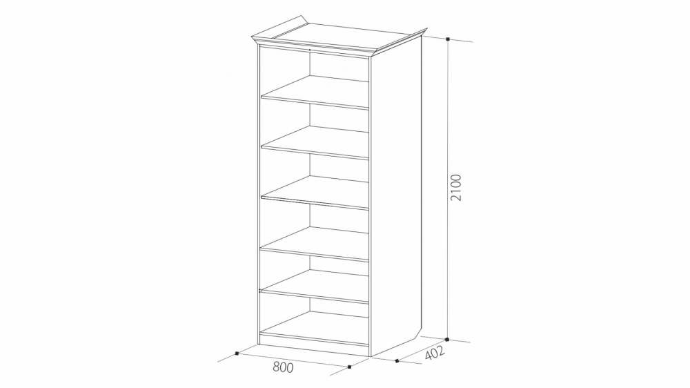 Размеры шкафа