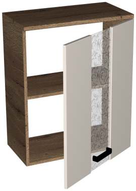 Кухонный шкаф «Адель» ШСТ-60 навесной со стеклом