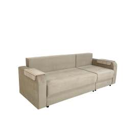 Диван «Леон» Пони 27 беж, спальное место 195х140 см