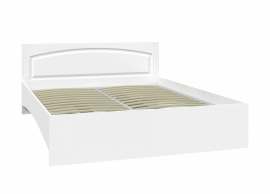 Кровать двуспальная 160 «Элизабет» ЭМ-14 Белое дерево