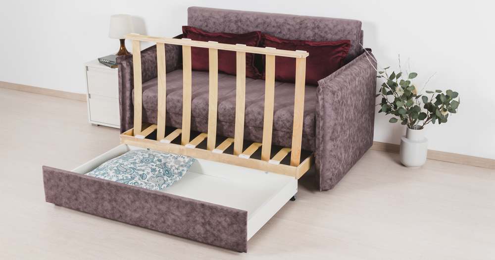 Диван-кровать «Виола 120» место для хранения