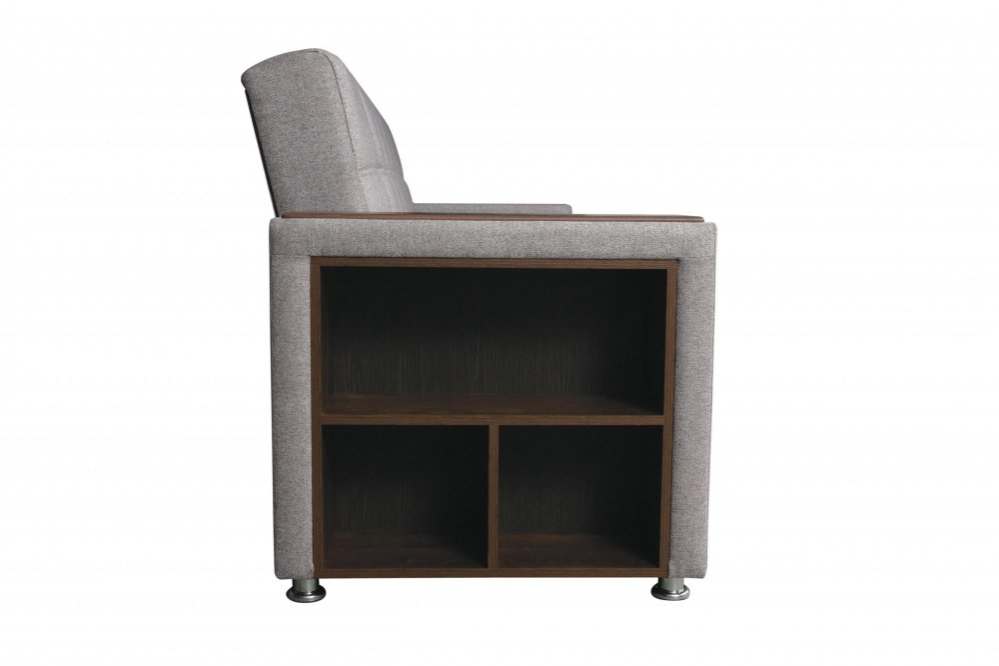 Диван-кровать «Саури-1-3» Жаккард крона сильвер