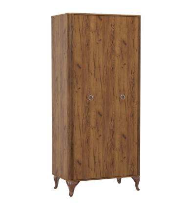 Шкаф для одежды с зеркалом 43.01 «Стефани» Таксония/Таксония патина