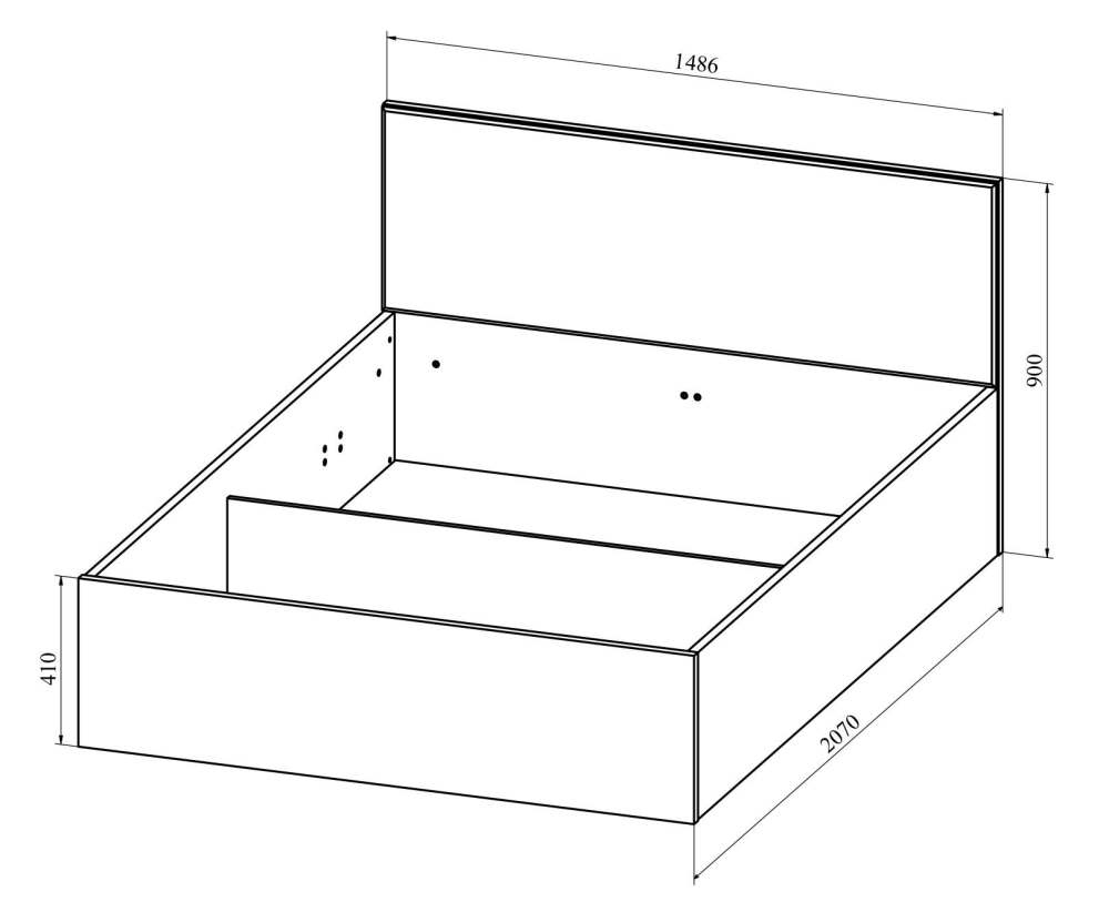 Кровать с подъемным механизмом 140 «Анастасия» АН-29К венге луизиана/венге