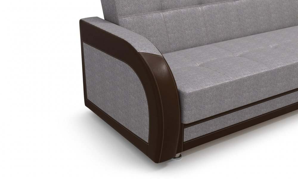 Диван-кровать «Феникс New» Жаккард крона сильвер подлокотники кожзам