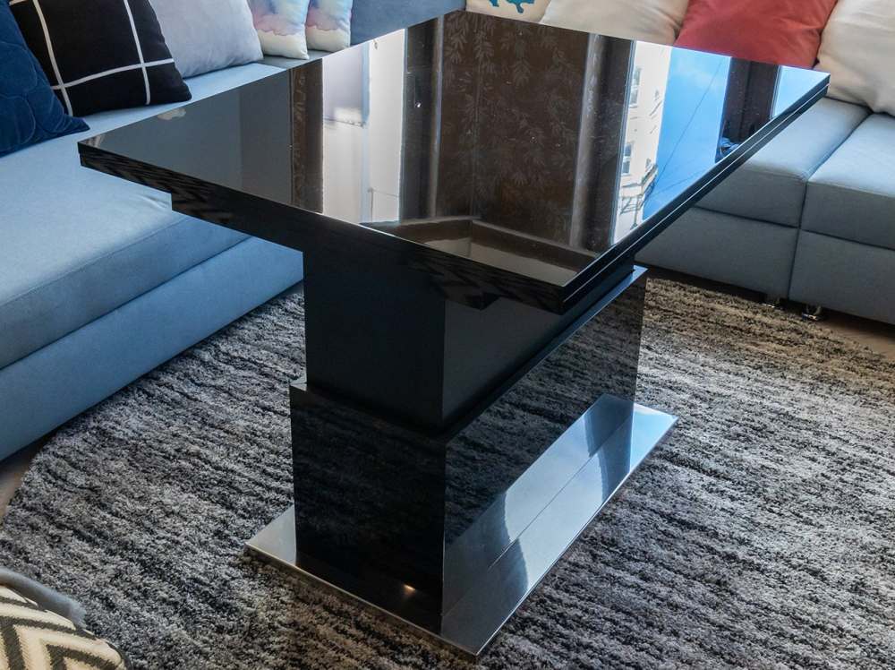 Стол-трансформер «Slide» G27 Черный глянец