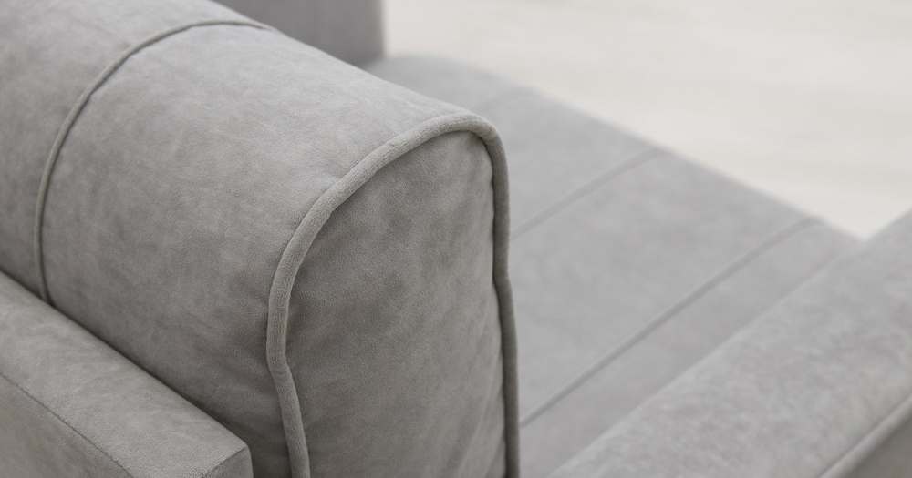 Велюр Ультра дав серебристый серый