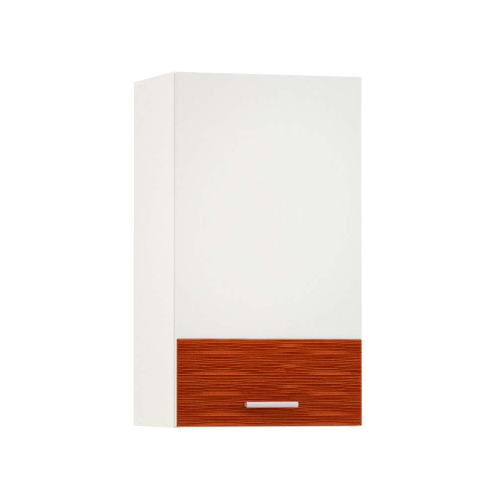 Шкаф навесной 400 «Жанна» морковный металлик