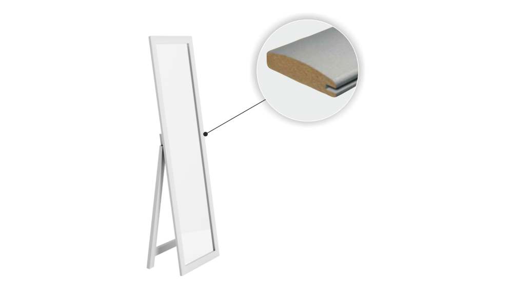 Зеркало напольное «Марибель» Белый