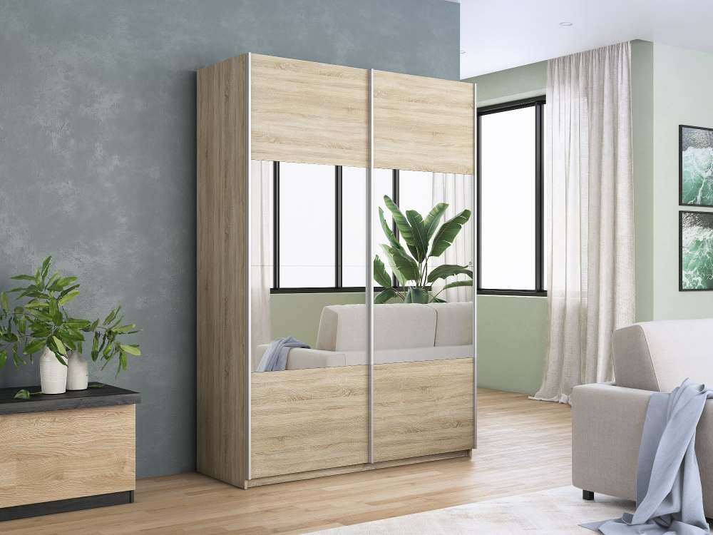 Секции расставляются в произвольном порядке, создавая новый дизайн фасада