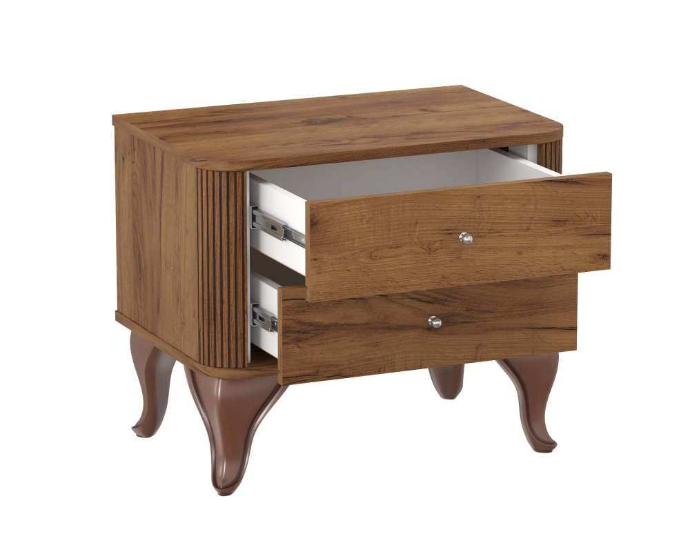 Тумба прикроватная 43.14 «Стефани» Таксония/Таксония патина