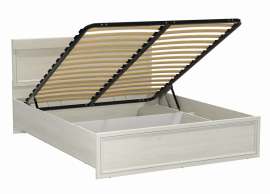 Кровать 45.26-02 «Лиана» размер 160 см Ясень анкор светлый